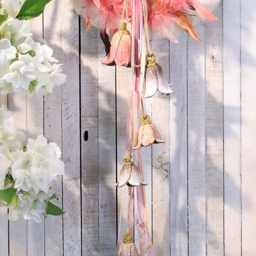 Itens Decoração de flores de cerâmica lírio do vale para pendurar Ø5cm 6 un