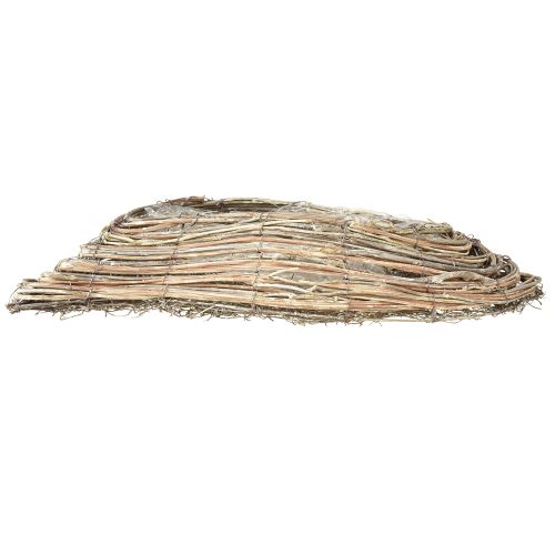 Itens Planta barco planta onda rattan branco natural 45x16cm