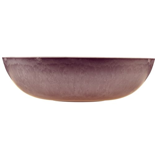 Itens Elegante tigela de plástico roxo 3 peças – 37x10,5 cm – versátil para decoração