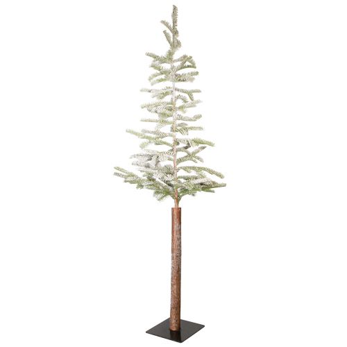 Itens Abeto artificial estreito de árvore de Natal com neve 40x150cm