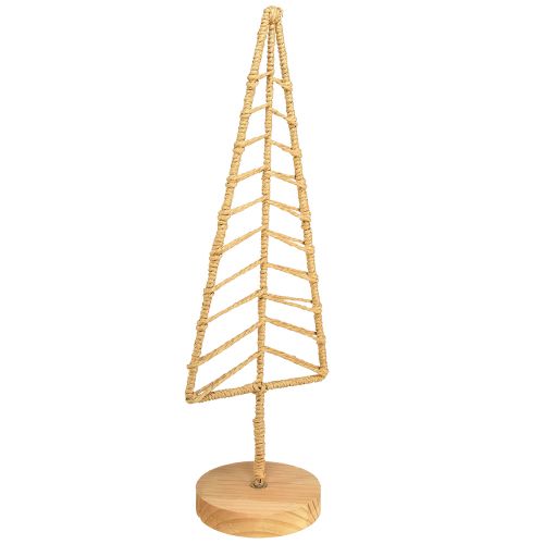 Floristik24 Suporte para decoração de árvore de Natal metal madeira natural Alt.39cm 2 unidades