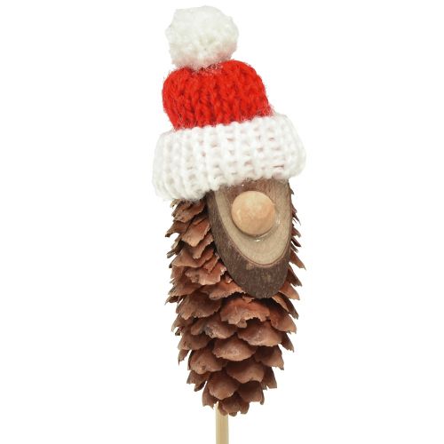 Itens Gnomo de cone com chapéu de flor gnome 8 cm 12 unidades