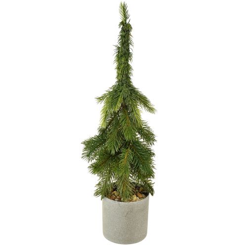 Árvore de Natal artificial em vaso verde 55cm