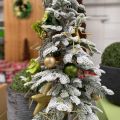 Floristik24 Árvore de Natal artificial Decoração fina de inverno coberta de neve Alt.180cm