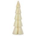 Floristik24 Árvore de Natal de papel Árvore de Natal de papel branca, dourada Alt.60cm