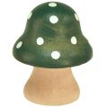 Floristik24 Cogumelos de madeira Cogumelos Decorativos Mini Fly Agarics Verde Menta 4cm 12pcs