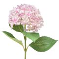 Floristik24 Hortênsia artificial rosa claro flor artificial de jardim 65cm