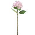 Floristik24 Hortênsia artificial rosa claro flor artificial de jardim 65cm