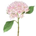 Floristik24 Hortênsia artificial rosa claro flor artificial rosa Ø15,5cm 45cm