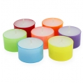 Floristik24 Tealights coloridas Ø38mm 40pcs